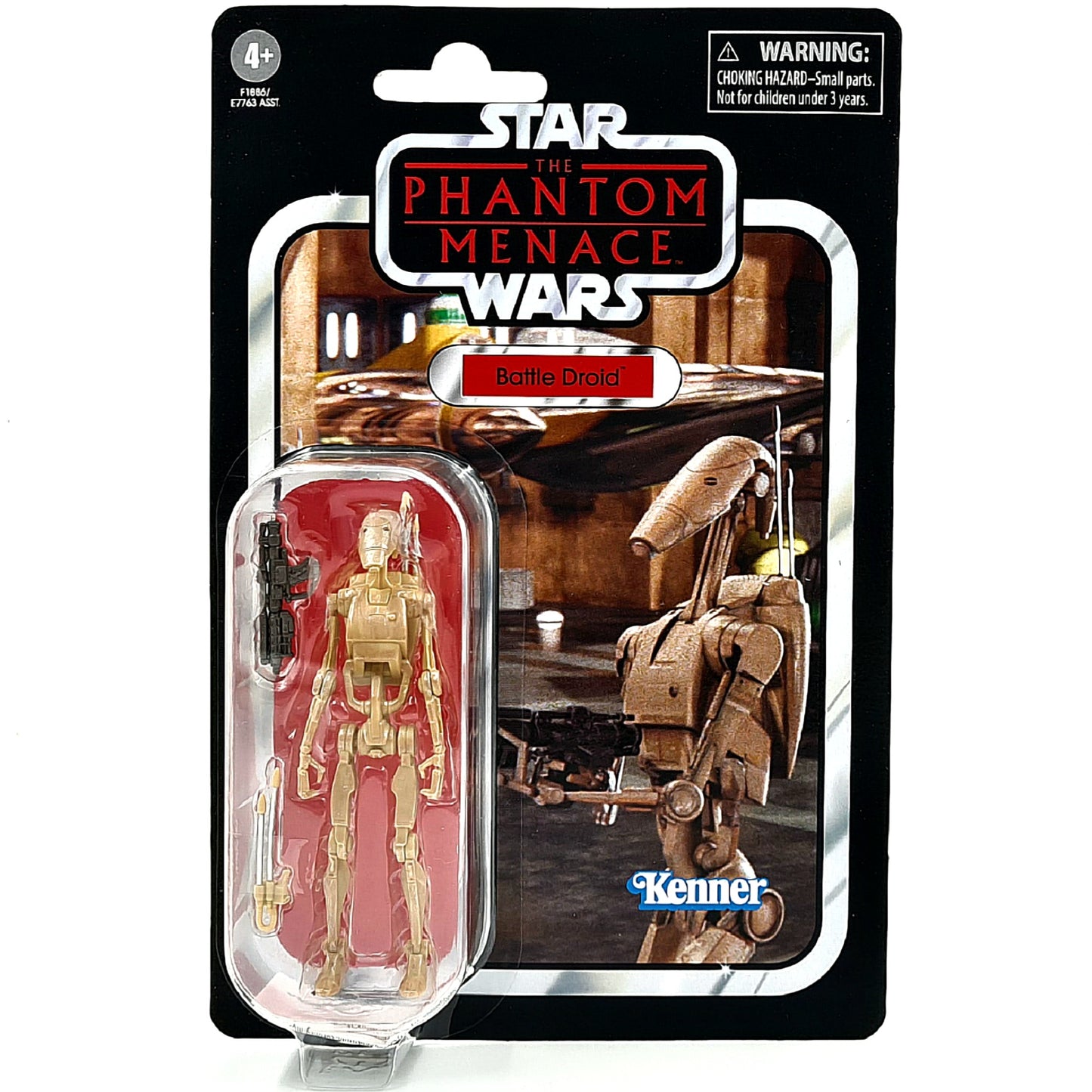 BATTLE DROID FIGURE VC78 STAR WARS THE PHANTOM MENACE HASBRO VINTAGE COLLECTION OVP B1