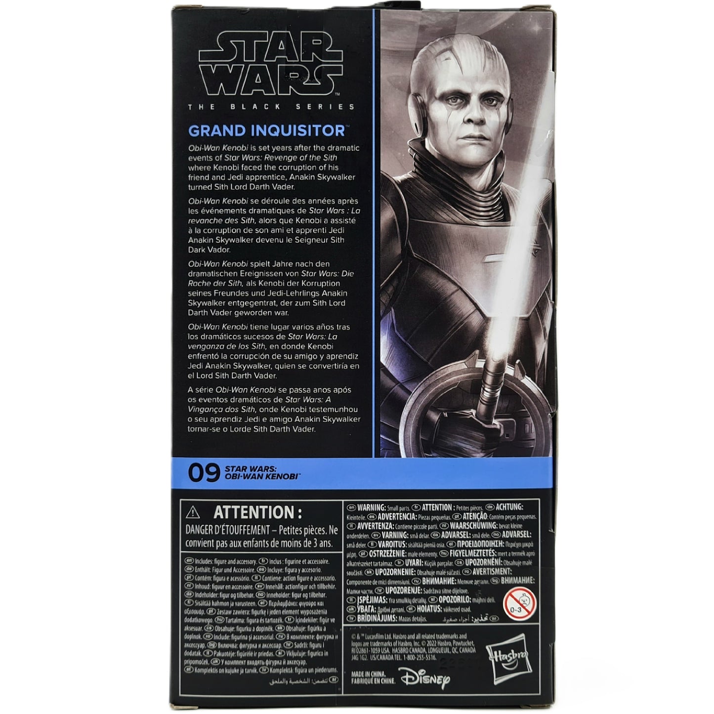 GRAND INQUISITOR FIGURE STAR WARS THE BLACK SERIES 6" INCH HASBRO OBI-WAN KENOBI