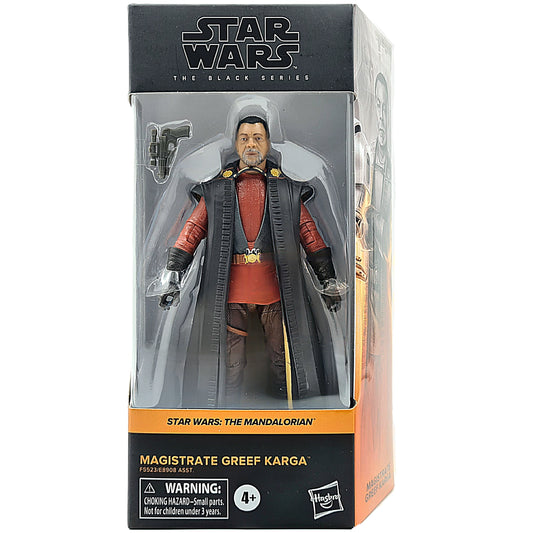 MAGISTRATE GREEF KARGA MANDALORIAN STAR WARS THE BLACK SERIES 6" INCH HASBRO OVP