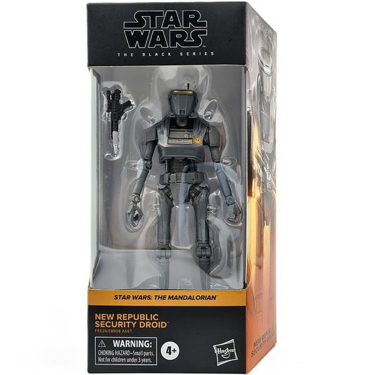 NEW REPUBLIC SECURITY DROID FIGURE THE MANDALORIAN STAR WARS BLACK SERIES HASBRO